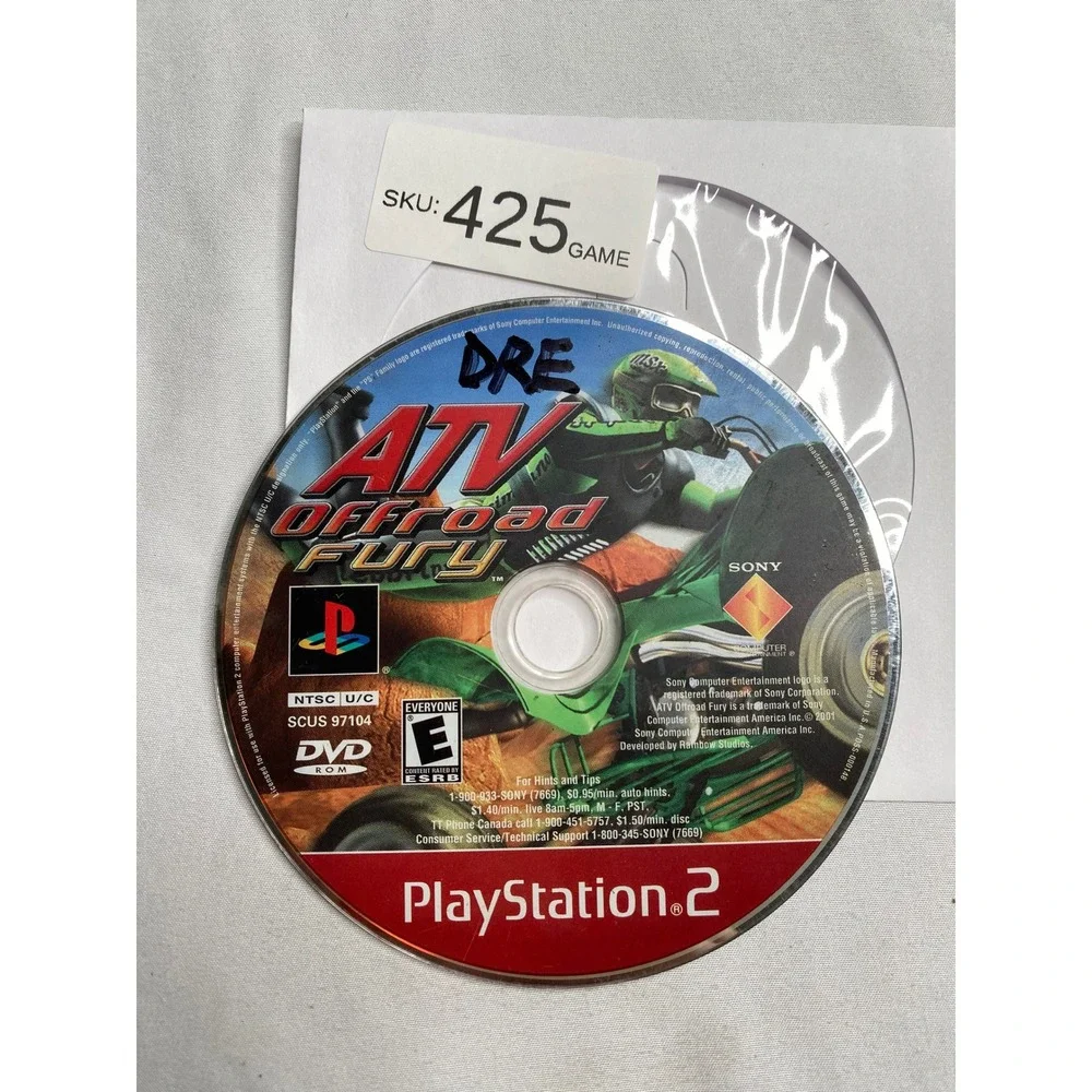 ATV Offroad Fury Sony PlayStation 2